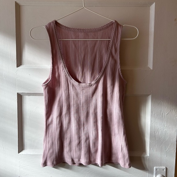 NEW Rouje Lilac Ribbed Tank Top - Picture 4 of 9